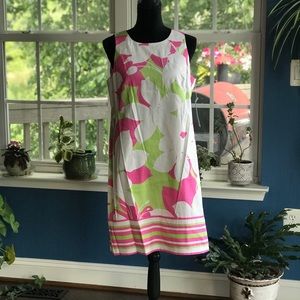 💐Spring sale! 50% off!💐London Times Floral Sateen Dress